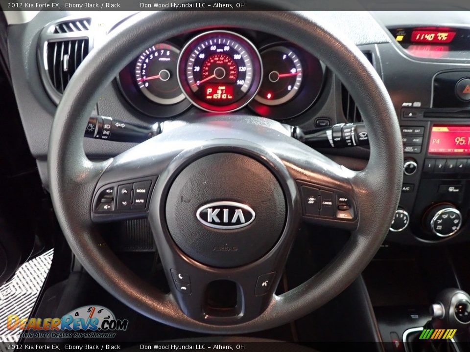 2012 Kia Forte EX Ebony Black / Black Photo #29