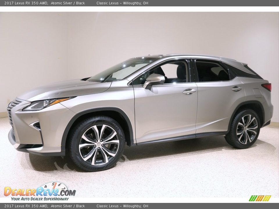 2017 Lexus RX 350 AWD Atomic Silver / Black Photo #3