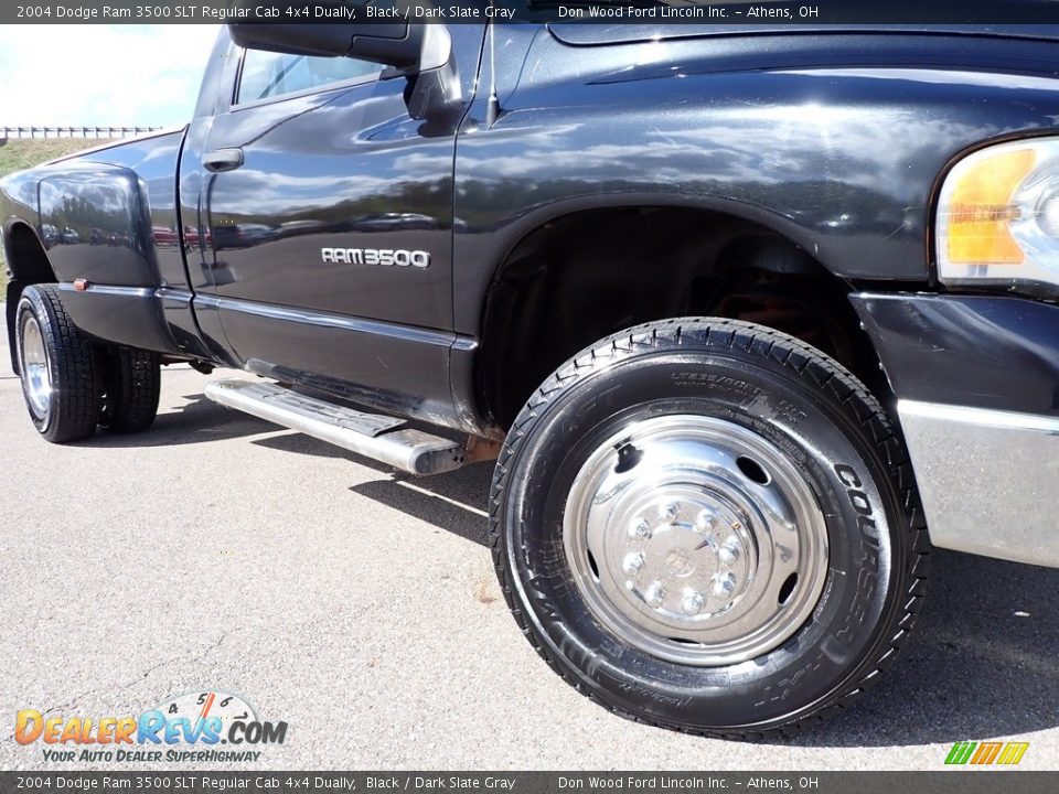 2004 Dodge Ram 3500 SLT Regular Cab 4x4 Dually Black / Dark Slate Gray Photo #3