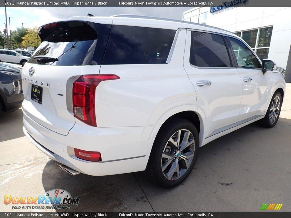 2021 Hyundai Palisade Limited AWD Hyper White / Black Photo #2