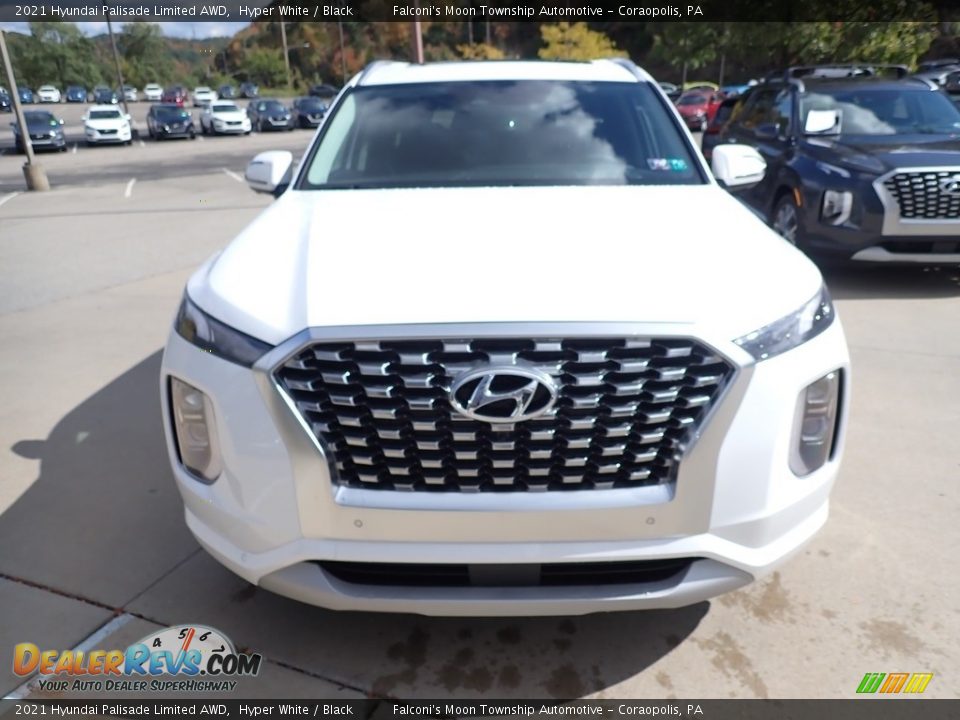 2021 Hyundai Palisade Limited AWD Hyper White / Black Photo #4