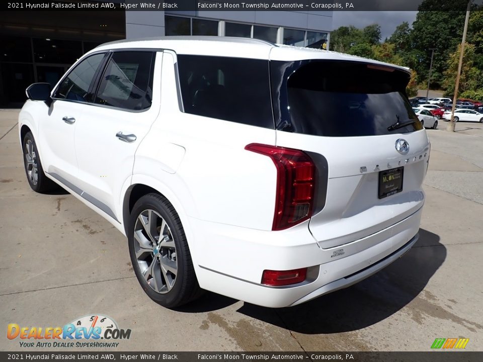 2021 Hyundai Palisade Limited AWD Hyper White / Black Photo #6