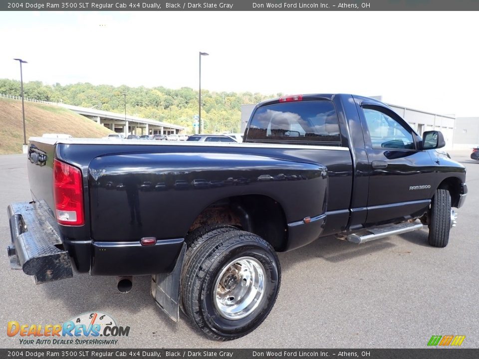 Black 2004 Dodge Ram 3500 SLT Regular Cab 4x4 Dually Photo #10