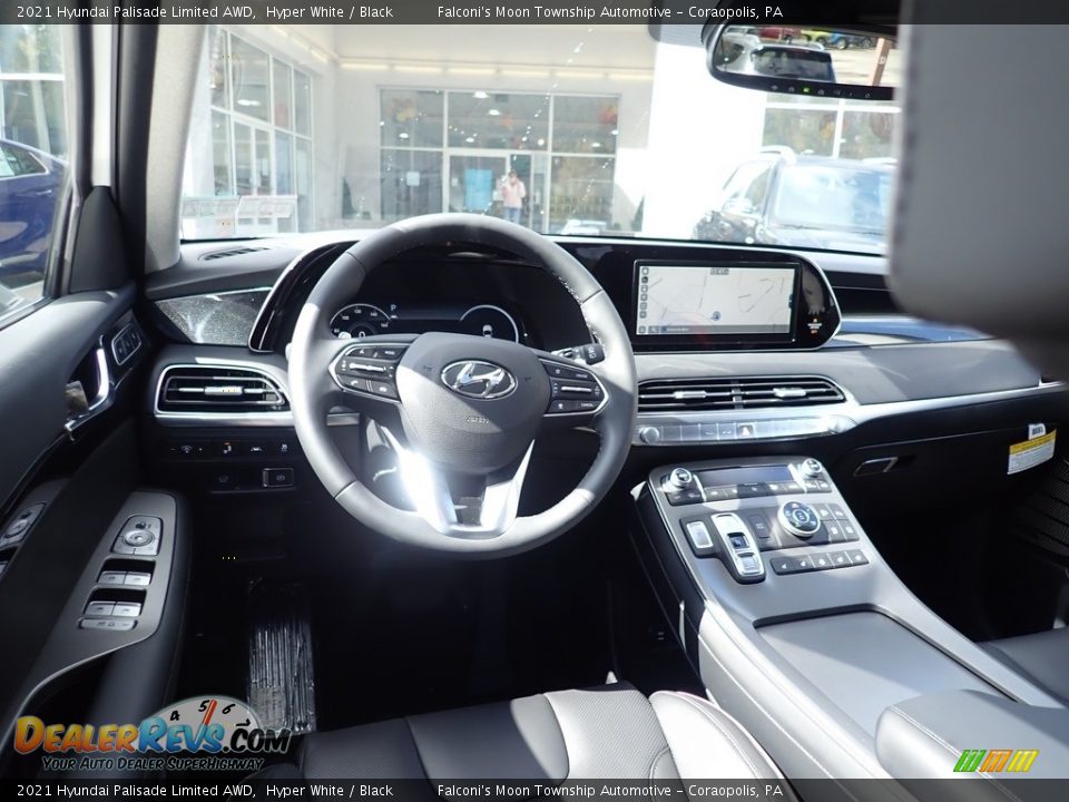 2021 Hyundai Palisade Limited AWD Hyper White / Black Photo #9