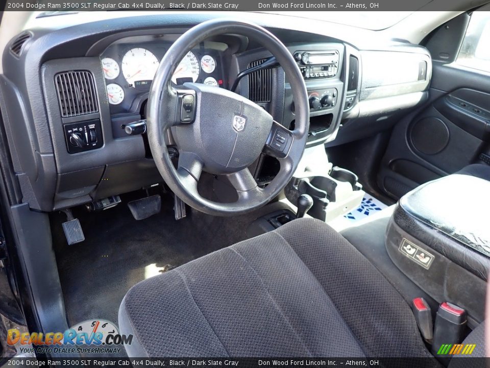Dark Slate Gray Interior - 2004 Dodge Ram 3500 SLT Regular Cab 4x4 Dually Photo #14