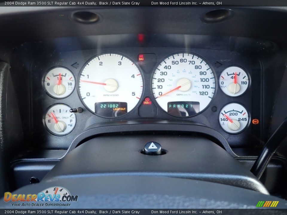 2004 Dodge Ram 3500 SLT Regular Cab 4x4 Dually Gauges Photo #18