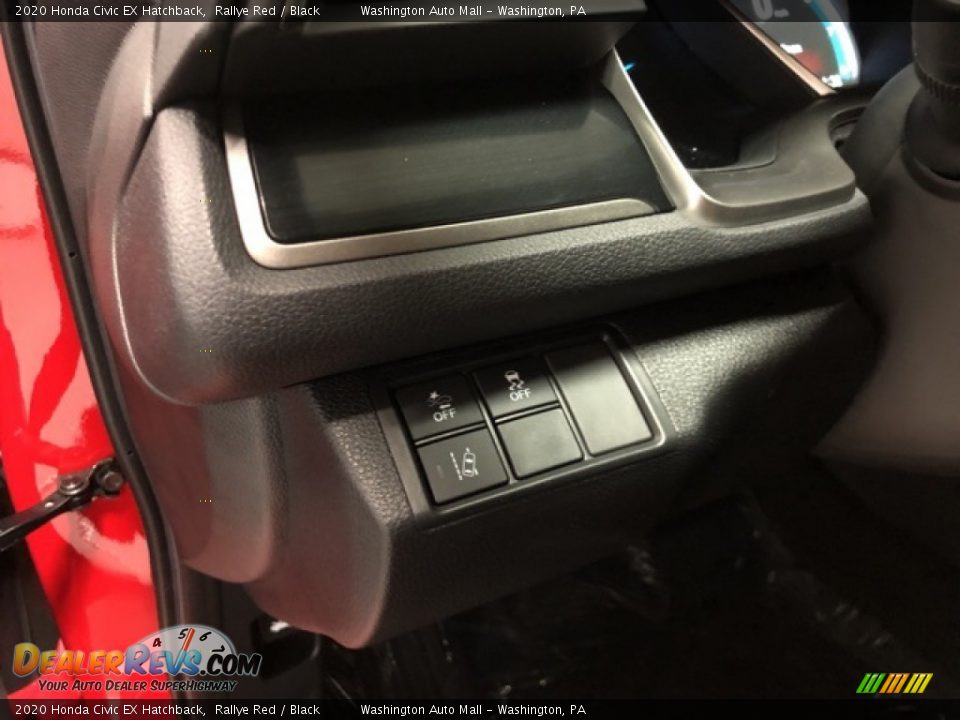 2020 Honda Civic EX Hatchback Rallye Red / Black Photo #10