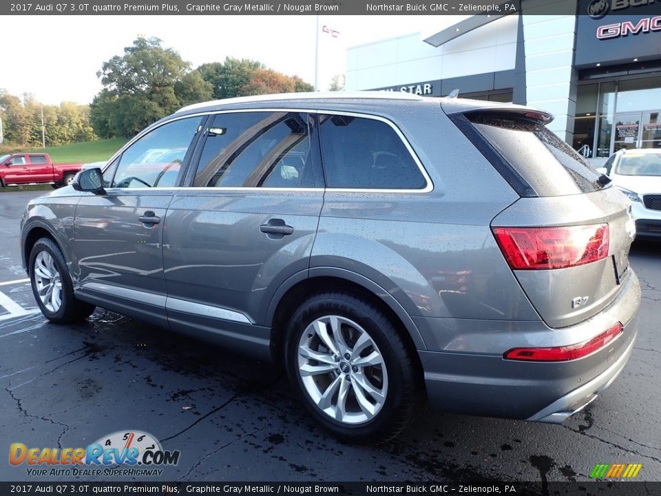 2017 Audi Q7 3.0T quattro Premium Plus Graphite Gray Metallic / Nougat Brown Photo #12