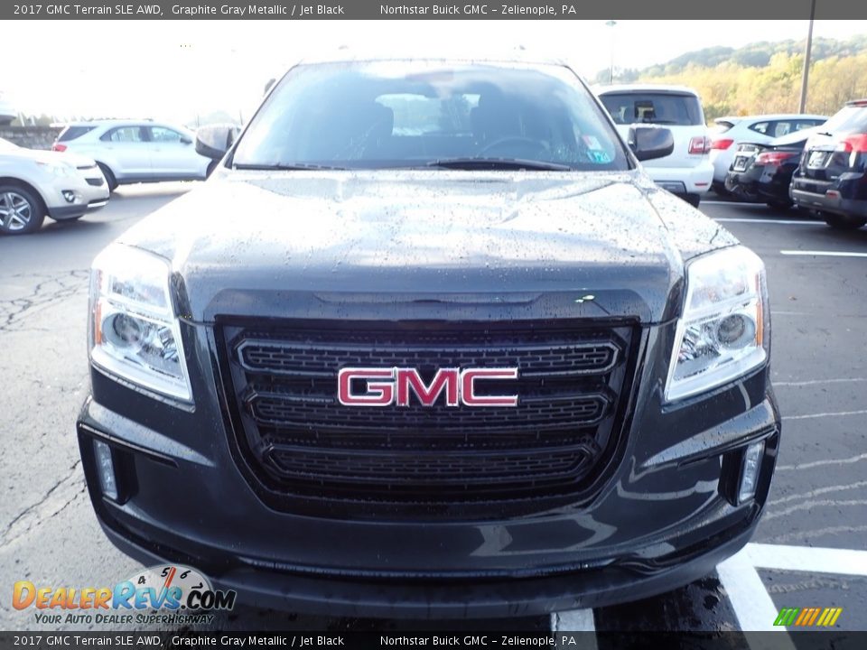 2017 GMC Terrain SLE AWD Graphite Gray Metallic / Jet Black Photo #3