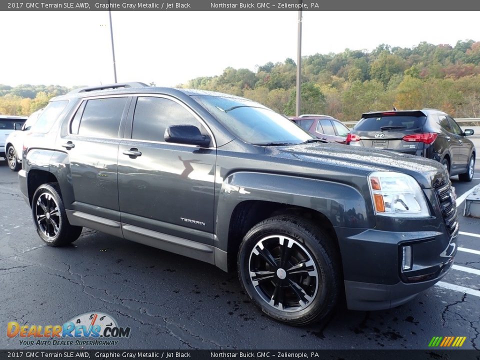 2017 GMC Terrain SLE AWD Graphite Gray Metallic / Jet Black Photo #4