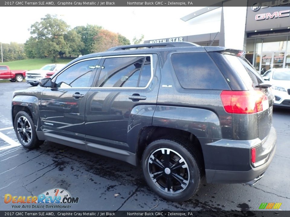 2017 GMC Terrain SLE AWD Graphite Gray Metallic / Jet Black Photo #12