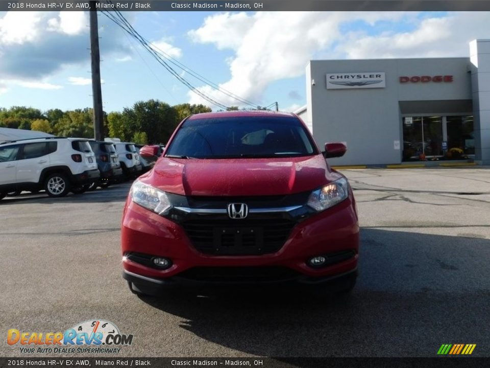 2018 Honda HR-V EX AWD Milano Red / Black Photo #3