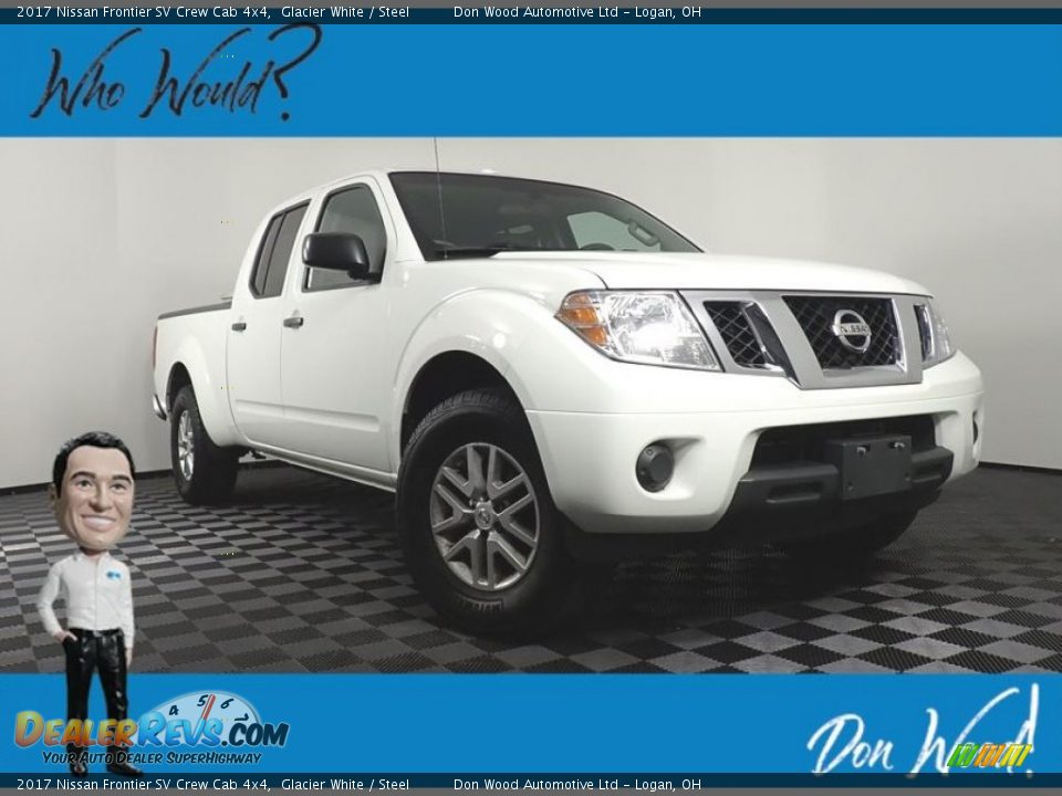 2017 Nissan Frontier SV Crew Cab 4x4 Glacier White / Steel Photo #1