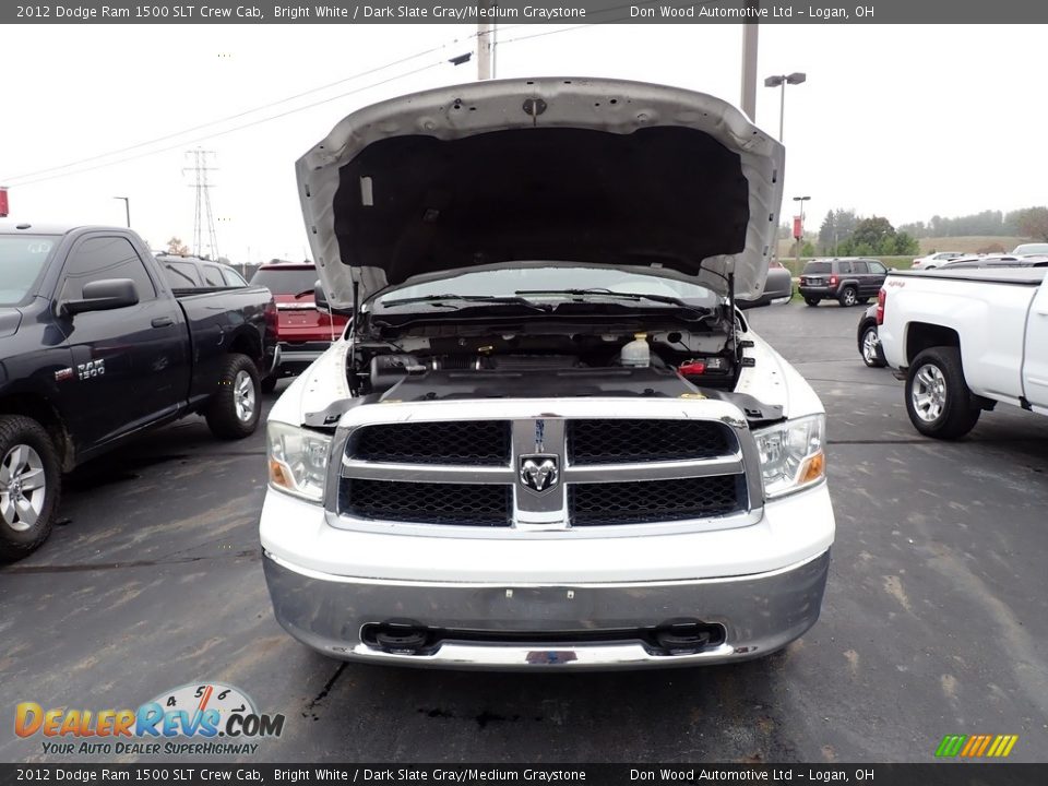 2012 Dodge Ram 1500 SLT Crew Cab Bright White / Dark Slate Gray/Medium Graystone Photo #5