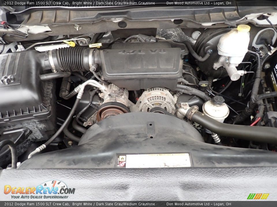 2012 Dodge Ram 1500 SLT Crew Cab 4.7 Liter SOHC 16-Valve Flex-Fuel V8 Engine Photo #6