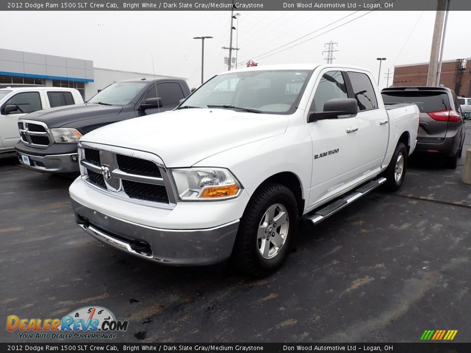 Bright White 2012 Dodge Ram 1500 SLT Crew Cab Photo #7