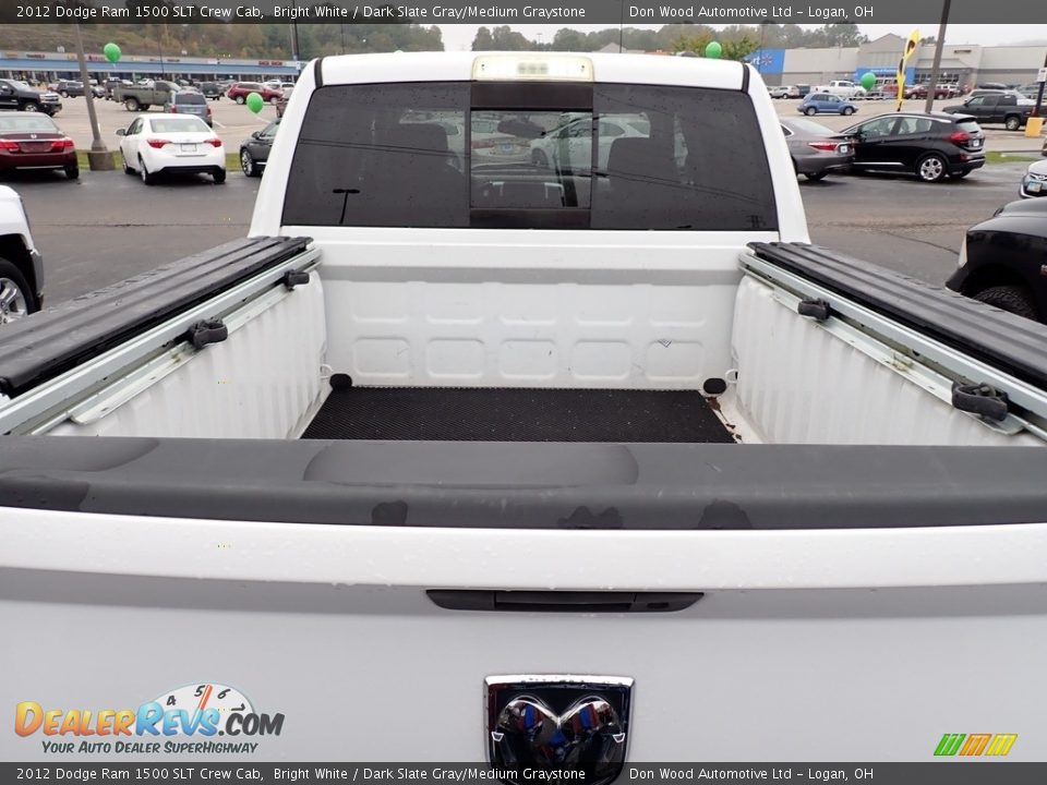 2012 Dodge Ram 1500 SLT Crew Cab Bright White / Dark Slate Gray/Medium Graystone Photo #11