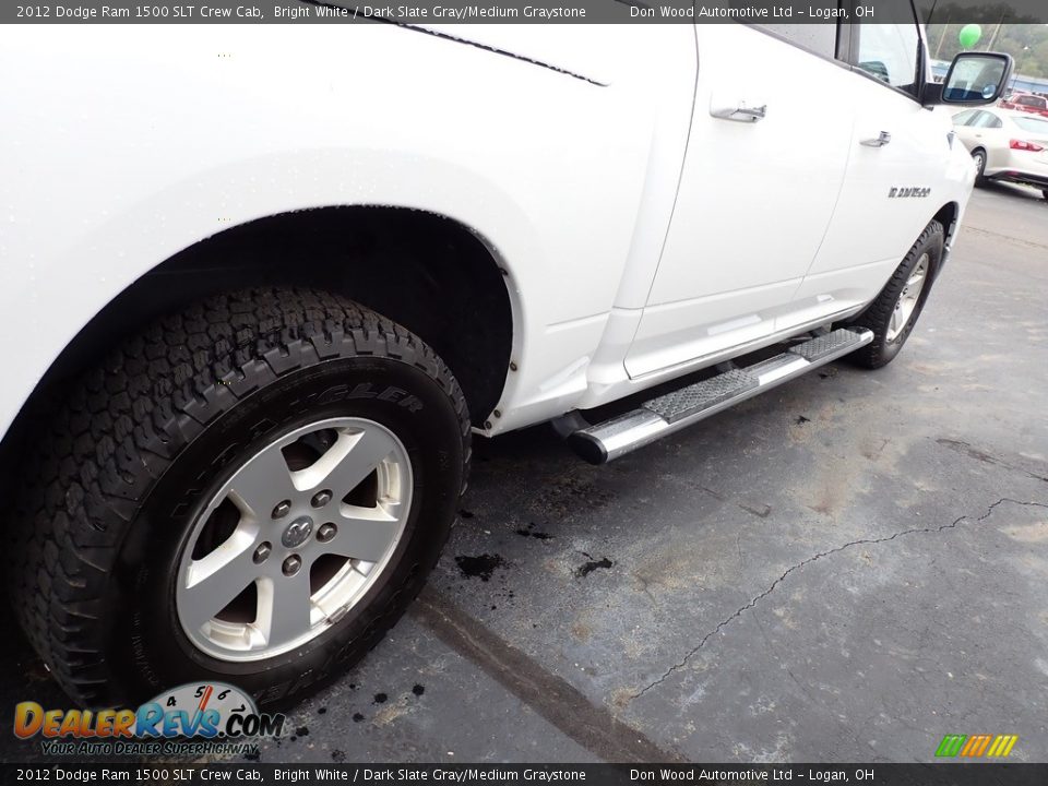 2012 Dodge Ram 1500 SLT Crew Cab Bright White / Dark Slate Gray/Medium Graystone Photo #13