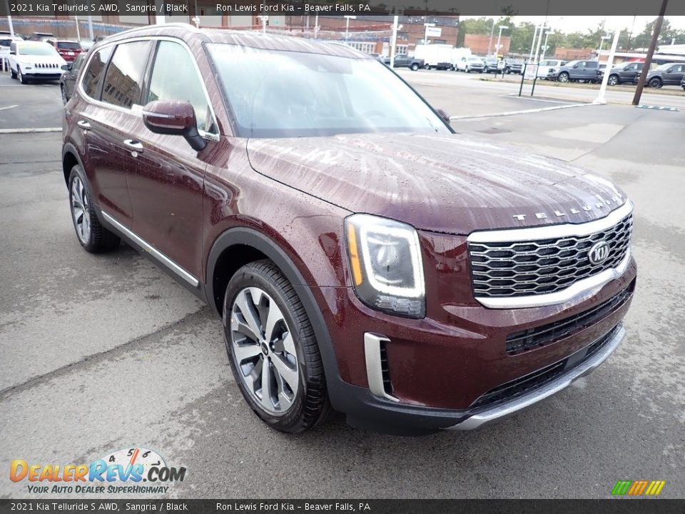 2021 Kia Telluride S AWD Sangria / Black Photo #3
