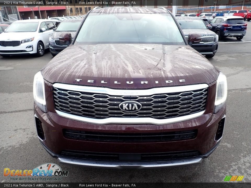 2021 Kia Telluride S AWD Sangria / Black Photo #4