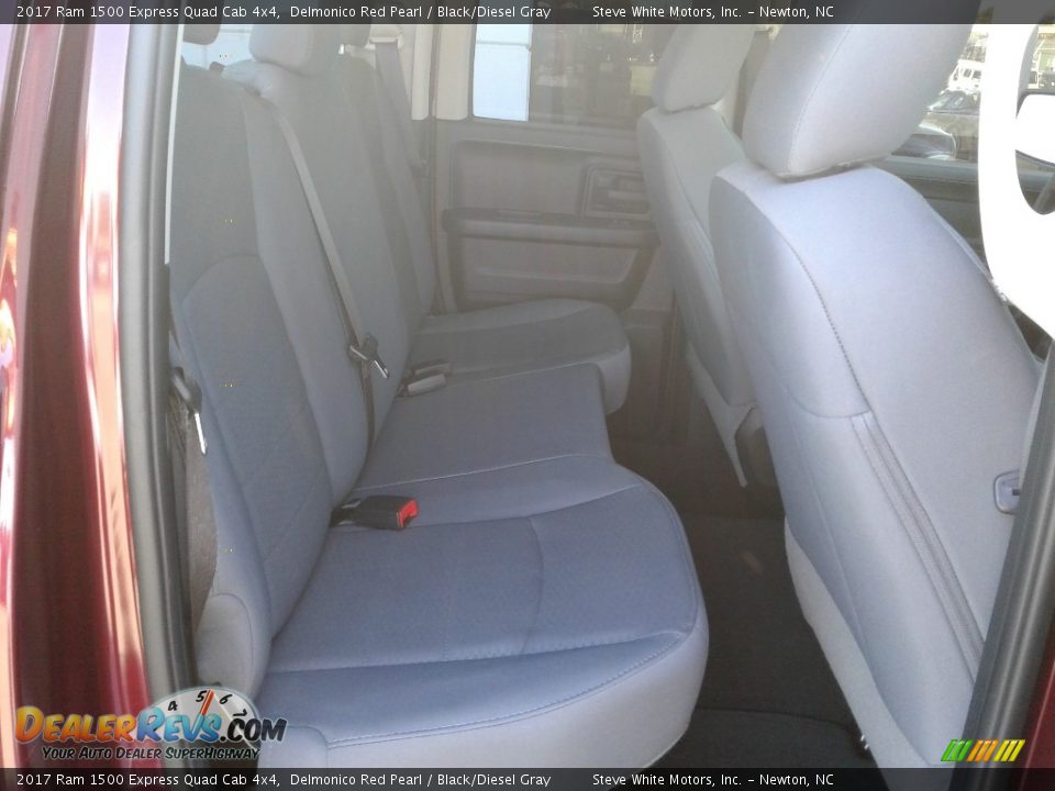 2017 Ram 1500 Express Quad Cab 4x4 Delmonico Red Pearl / Black/Diesel Gray Photo #15