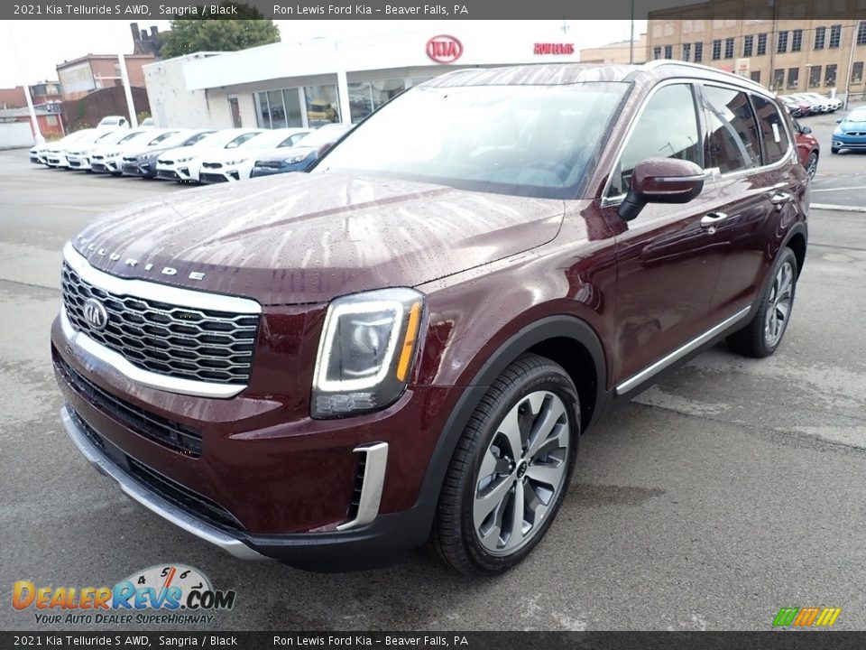 2021 Kia Telluride S AWD Sangria / Black Photo #5