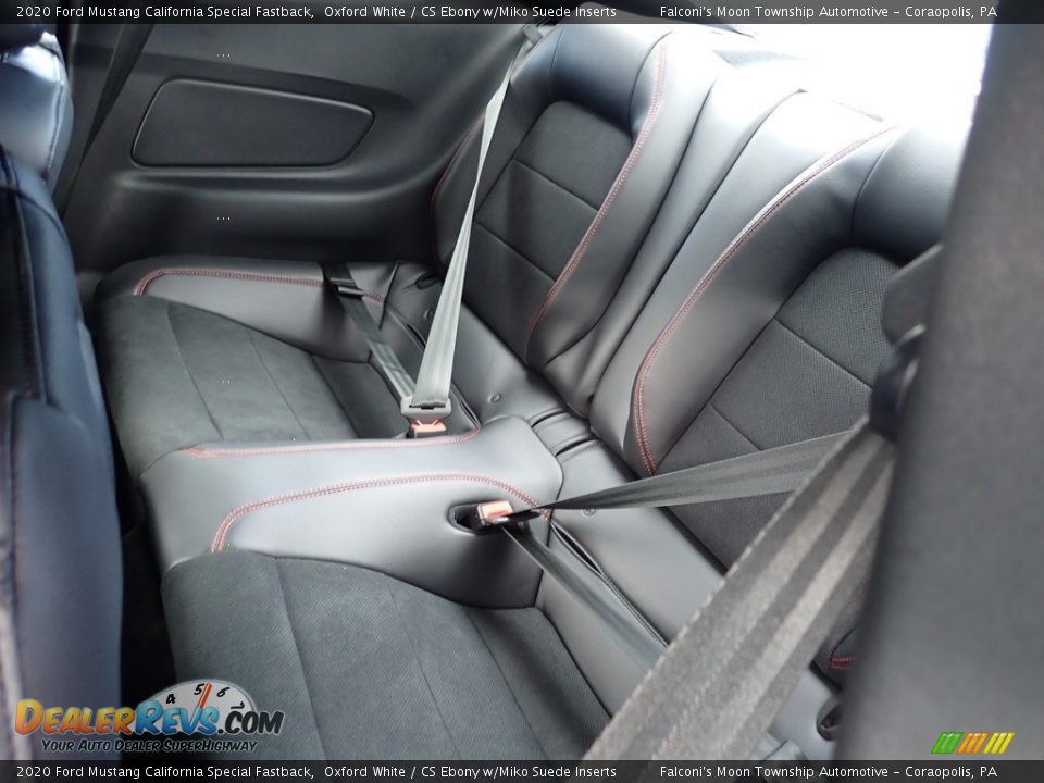 Rear Seat of 2020 Ford Mustang California Special Fastback Photo #9