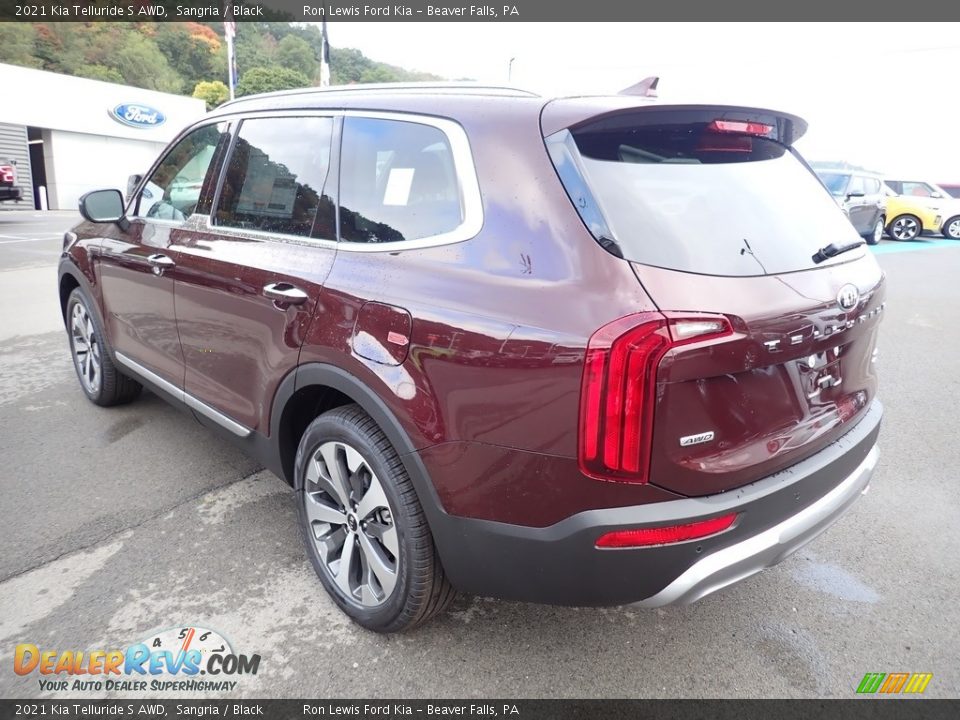 2021 Kia Telluride S AWD Sangria / Black Photo #7