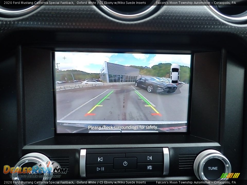2020 Ford Mustang California Special Fastback Oxford White / CS Ebony w/Miko Suede Inserts Photo #14