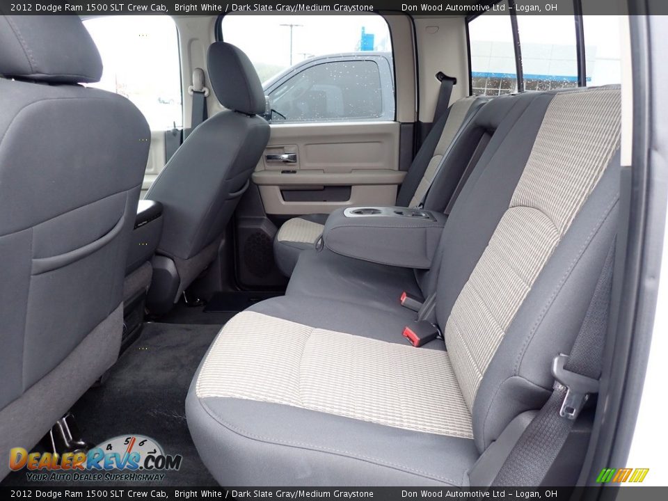 Rear Seat of 2012 Dodge Ram 1500 SLT Crew Cab Photo #27