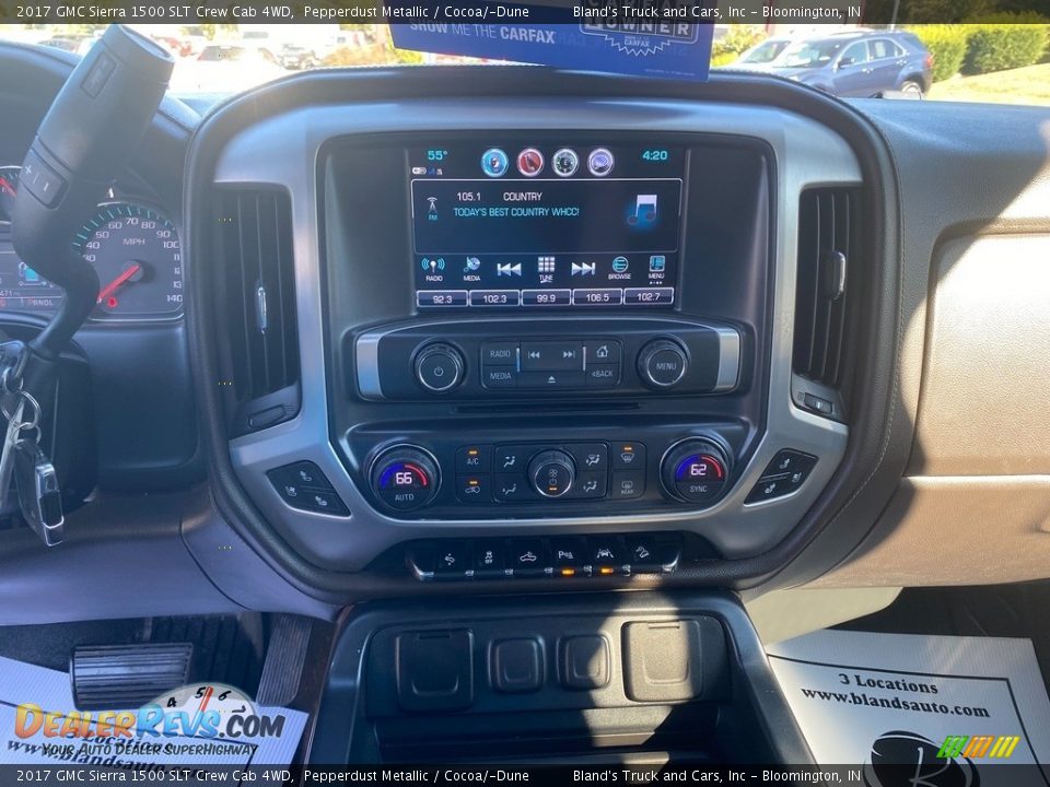 Controls of 2017 GMC Sierra 1500 SLT Crew Cab 4WD Photo #19