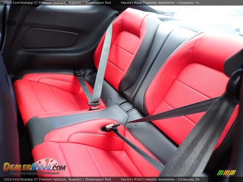 Rear Seat of 2020 Ford Mustang GT Premium Fastback Photo #9