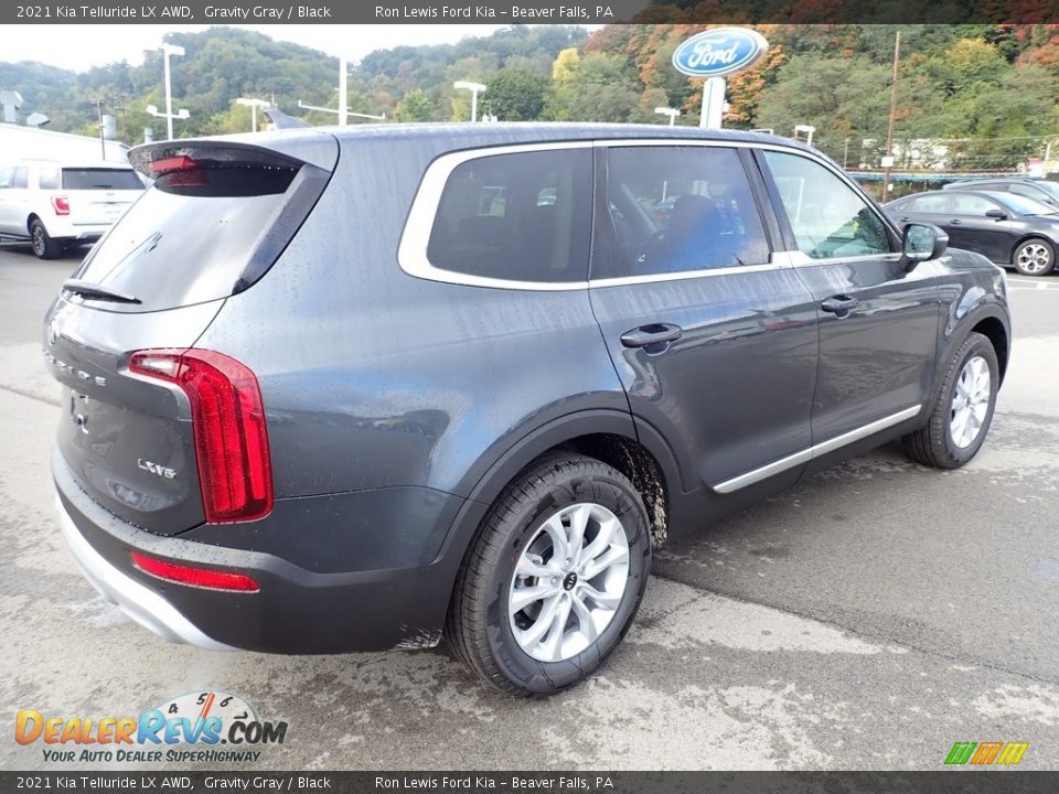 2021 Kia Telluride LX AWD Gravity Gray / Black Photo #2