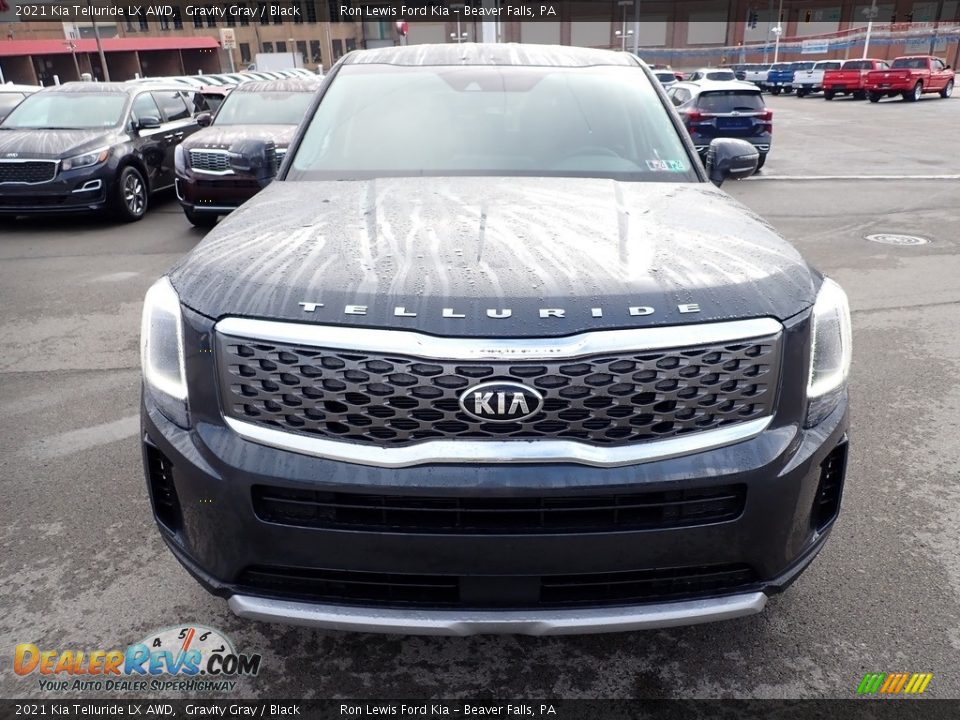 2021 Kia Telluride LX AWD Gravity Gray / Black Photo #4