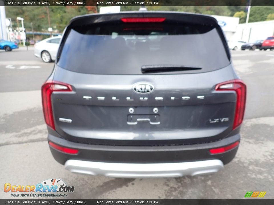 2021 Kia Telluride LX AWD Gravity Gray / Black Photo #8