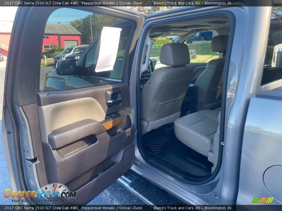 2017 GMC Sierra 1500 SLT Crew Cab 4WD Pepperdust Metallic / Cocoa/­Dune Photo #29