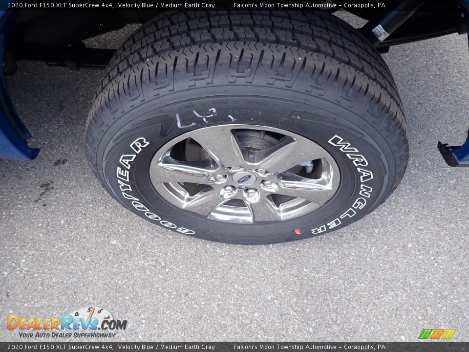 2020 Ford F150 XLT SuperCrew 4x4 Velocity Blue / Medium Earth Gray Photo #7