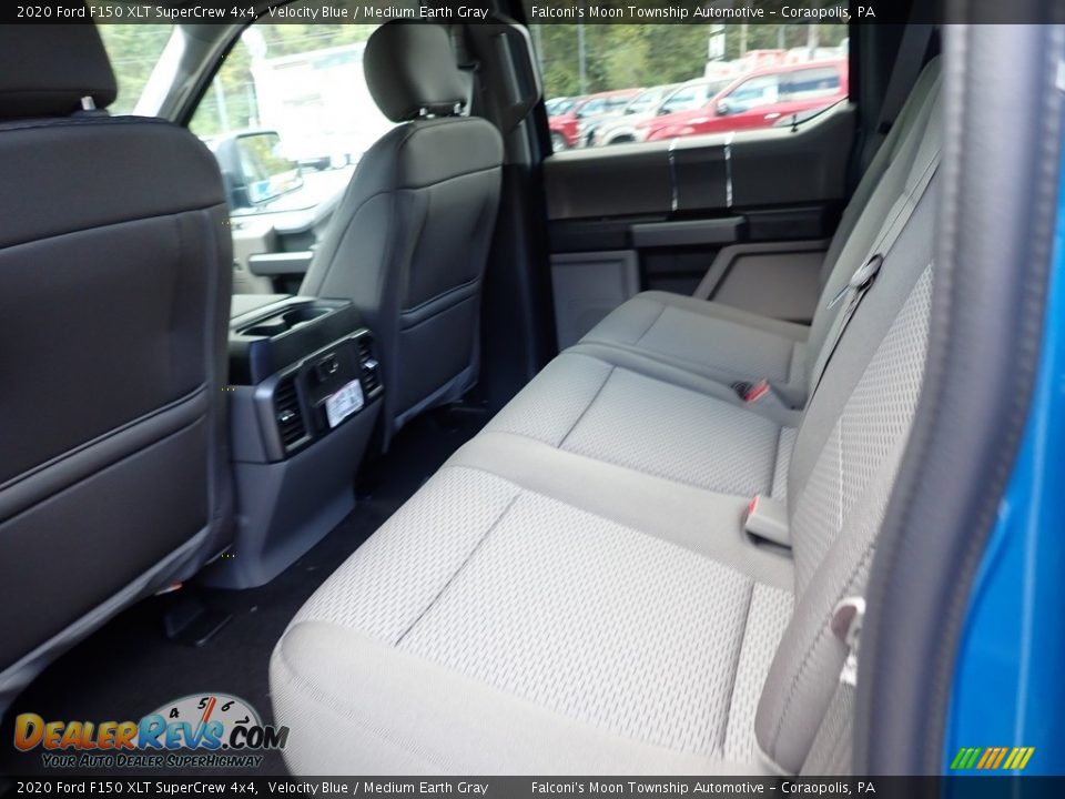 2020 Ford F150 XLT SuperCrew 4x4 Velocity Blue / Medium Earth Gray Photo #8