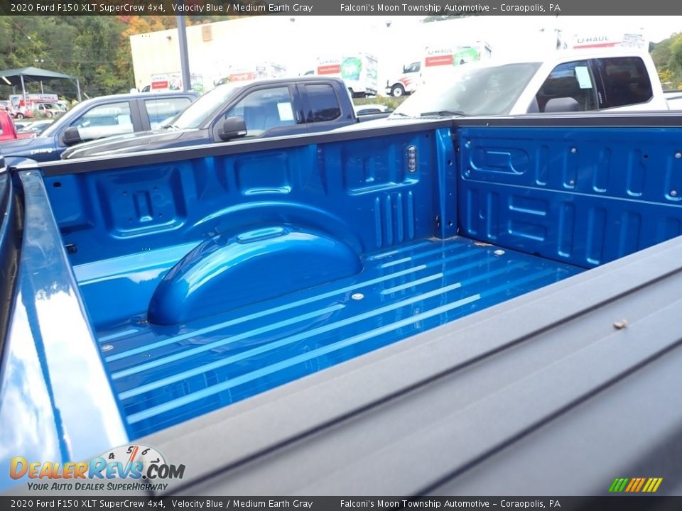 2020 Ford F150 XLT SuperCrew 4x4 Velocity Blue / Medium Earth Gray Photo #9