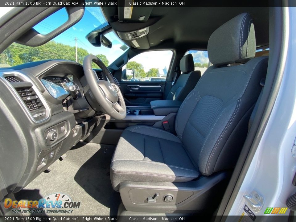 2021 Ram 1500 Big Horn Quad Cab 4x4 Bright White / Black Photo #2