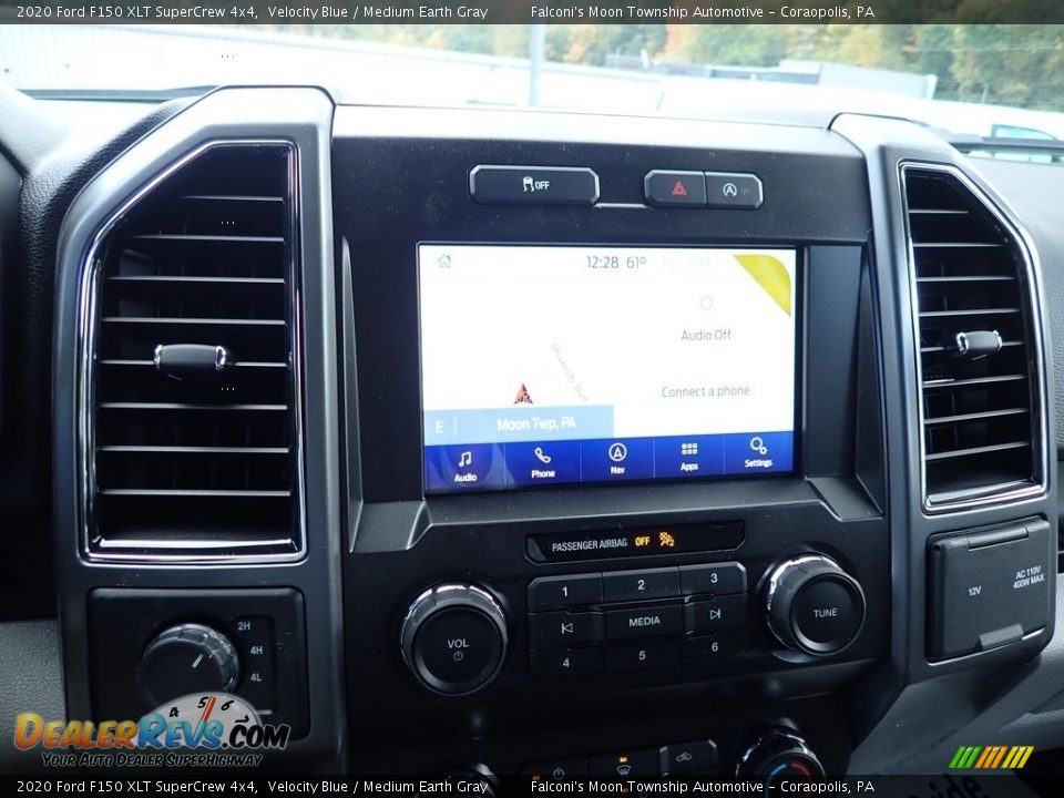 2020 Ford F150 XLT SuperCrew 4x4 Velocity Blue / Medium Earth Gray Photo #13