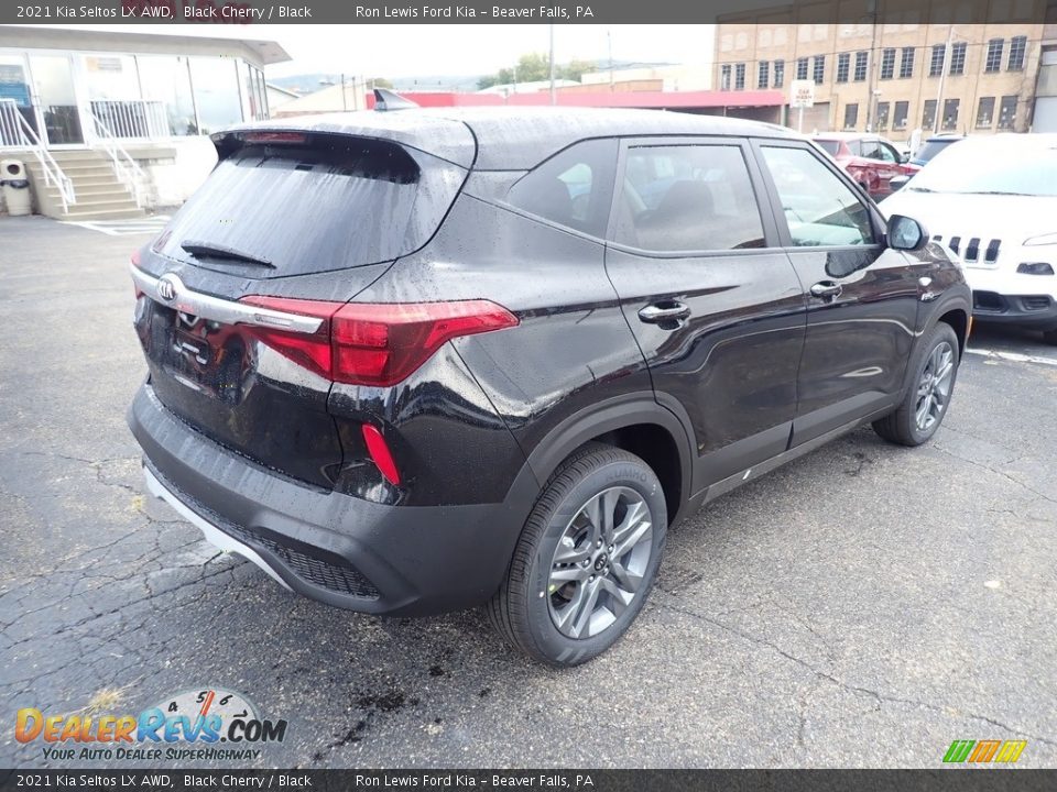 2021 Kia Seltos LX AWD Black Cherry / Black Photo #2