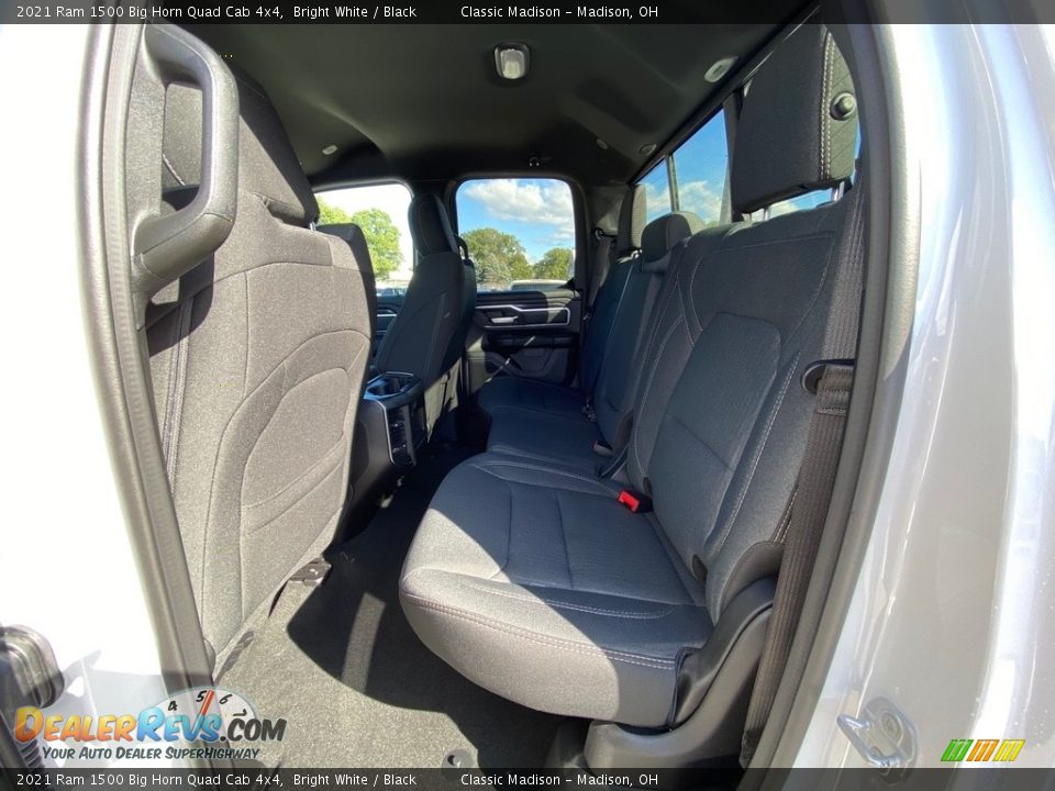 2021 Ram 1500 Big Horn Quad Cab 4x4 Bright White / Black Photo #3