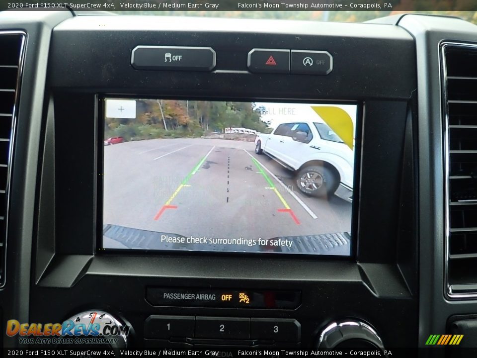 2020 Ford F150 XLT SuperCrew 4x4 Velocity Blue / Medium Earth Gray Photo #15