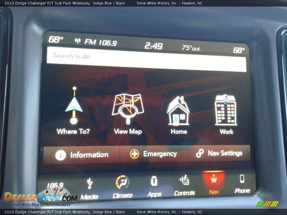 2019 Dodge Challenger R/T Scat Pack Widebody Indigo Blue / Black Photo #22