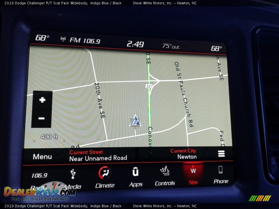 2019 Dodge Challenger R/T Scat Pack Widebody Indigo Blue / Black Photo #23