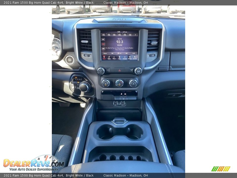 2021 Ram 1500 Big Horn Quad Cab 4x4 Bright White / Black Photo #6