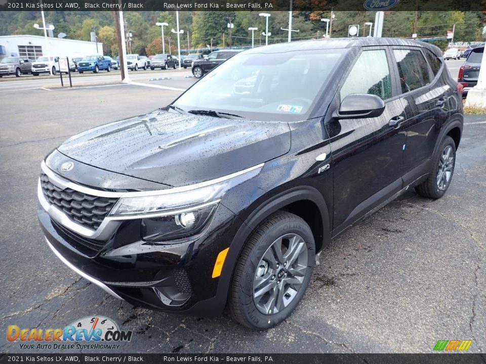 2021 Kia Seltos LX AWD Black Cherry / Black Photo #5