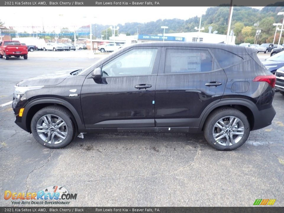 2021 Kia Seltos LX AWD Black Cherry / Black Photo #6