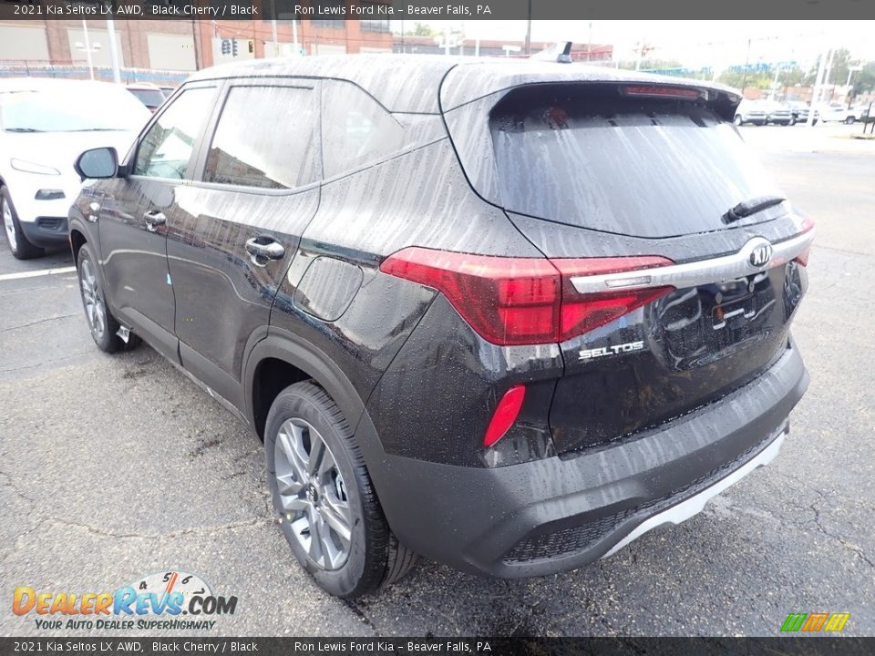 2021 Kia Seltos LX AWD Black Cherry / Black Photo #7